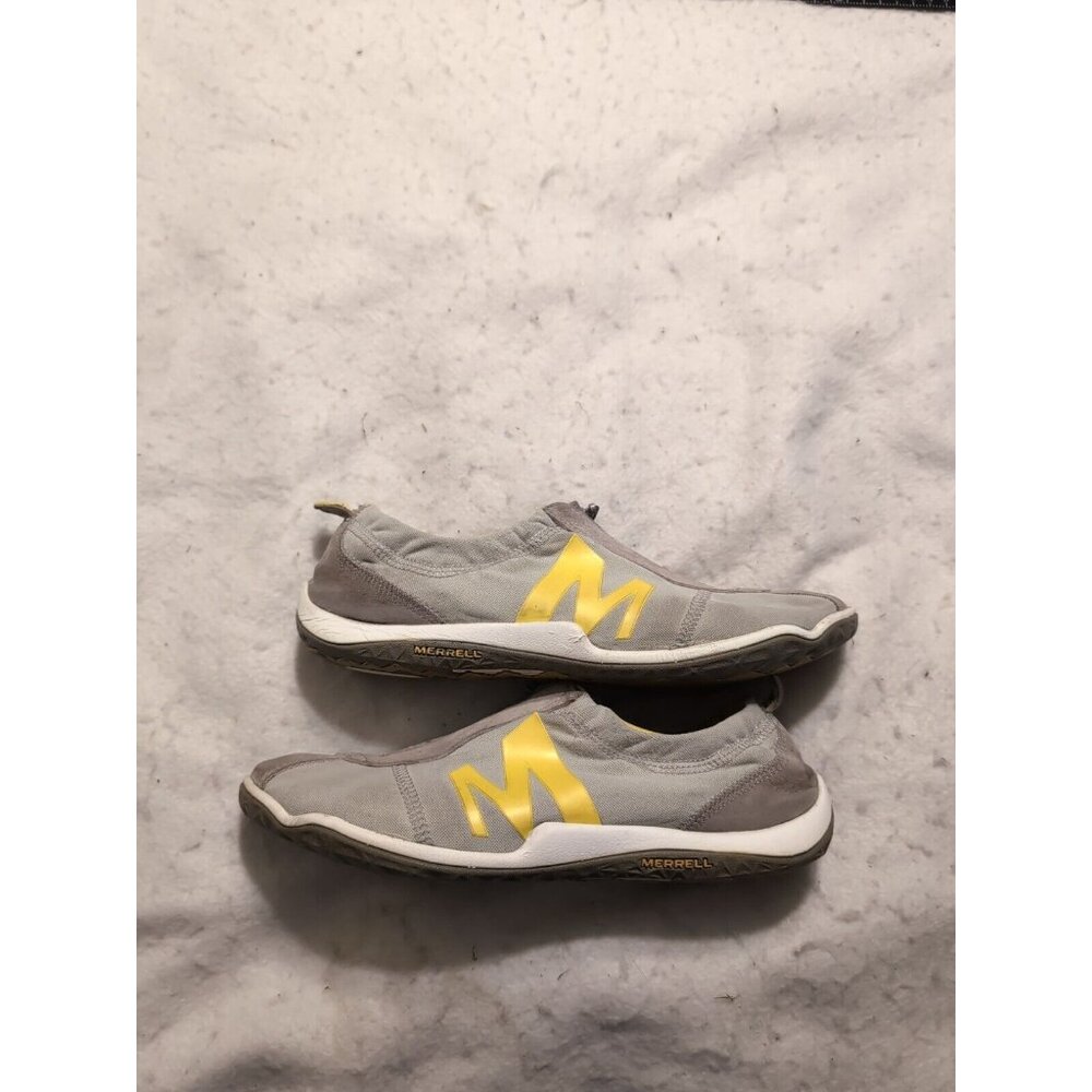 Merrell Lorelei Ice Zip-Front Walking Shoes, Grey Yellow, Womens Size 9